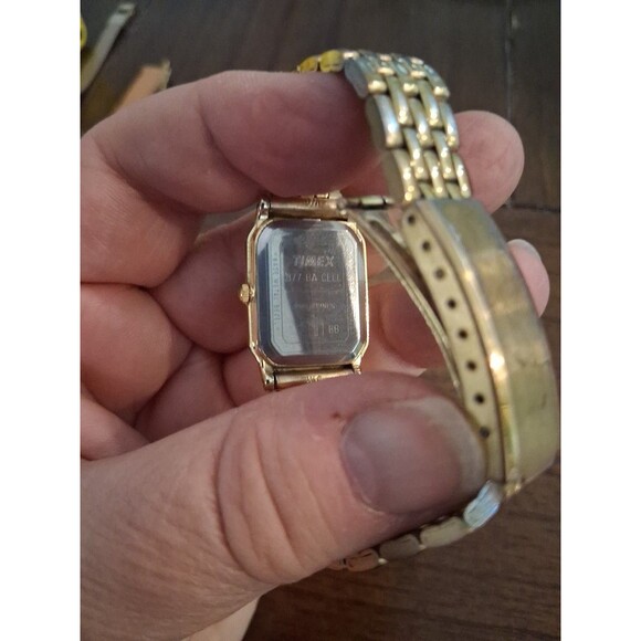 Ladies Watch Lot 5 Vintage Seiko Timex Leather Straps Buckles Not Working main image 9